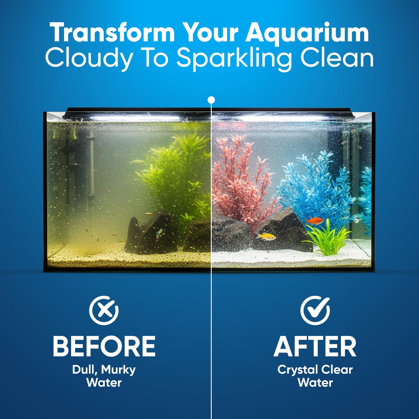 FX4/FX5/FX6 Canister Filter Maintenance and Replacement Filter Media Kit, Including Trident Nova Aquarium Filter Media Bags(Fx Bio-Foam Block, FX Quick Clear/Water Polishing Pad, Carbon, Biomax)